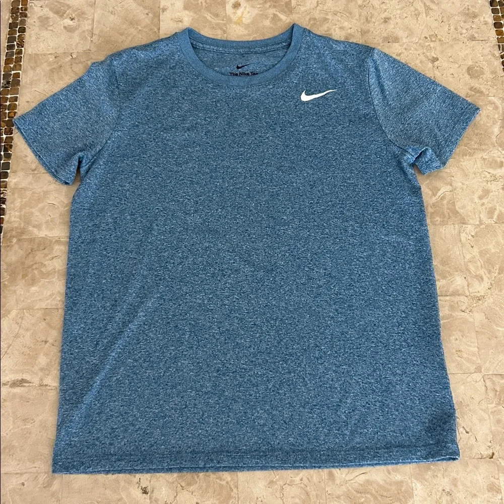 Pair of Nike Athletic Tee Shirts‎ Heather Blue /Heather Green Women’s Size S